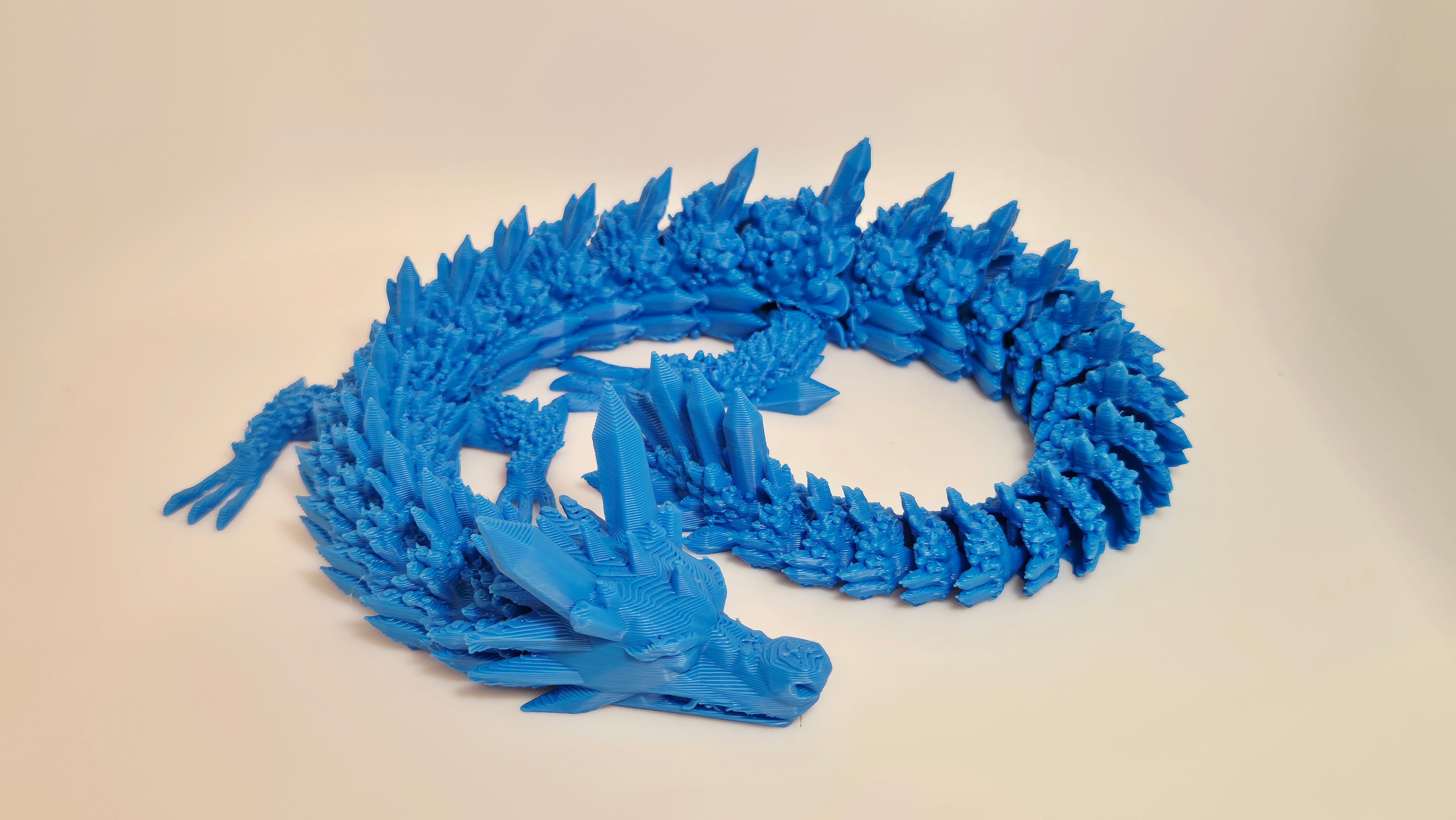 3d nyomtatott kristály sárkány