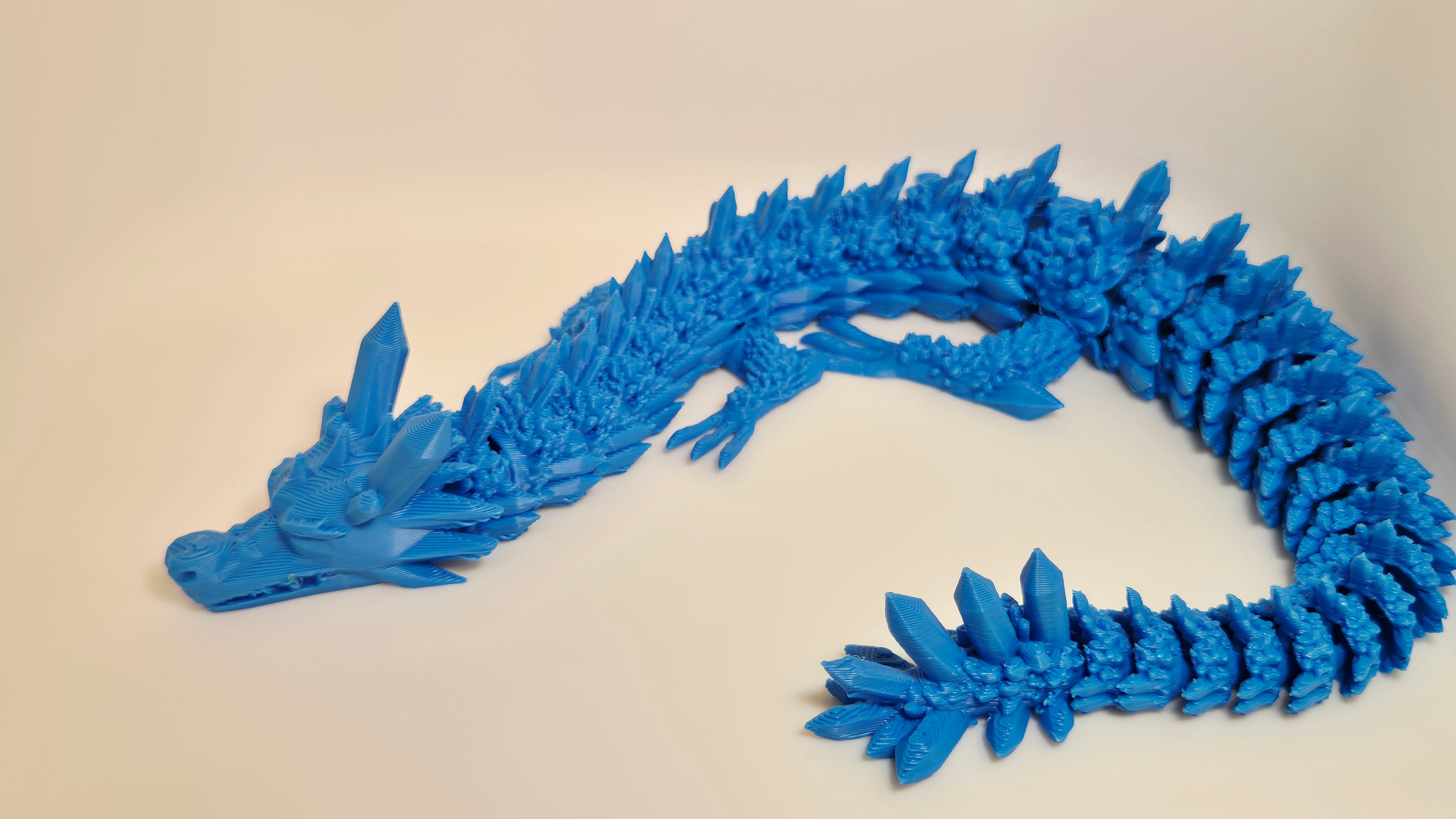 3d nyomtatott kristály sárkány