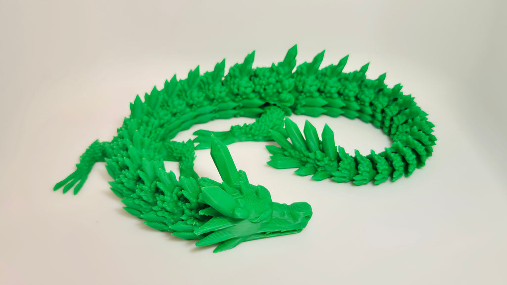 3d nyomtatott kristály sárkány